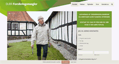 Desktop Screenshot of dlbrforsikring.dk